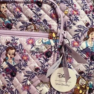 NWT Vera Bradley Disney Belle Floral Beauty & the Beast Weekender Travel Bag